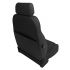 Caballo Classic Black Diamond Seats - Front & Rear, 66-77 Ford Bronco